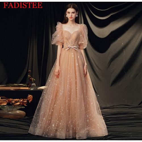 Robe De Soiree New Style Lace Evening Dress Vestido De Festa Prom Dress Robe De Soirée De Mariage вечерние платья Sweep Train