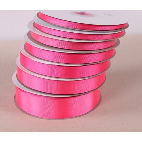 10 Yards Hot Pink grosgrain Ribbon Wedding Party Decoration Gift Wrapping Sewing