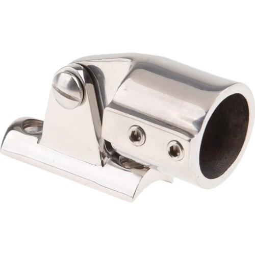25mm 1 inch Eye End Bimini Top Cap Deck Hinge Full 316 Stainless Steel Fitting Hardware
