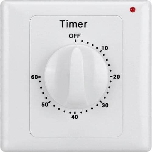 60Mins Timer Switch 10A Rotary Switch Timer Smart Switch Light Switch Cover Smart Home Automation switch controller Countdown