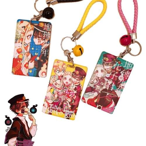 Anime Toilet-Bound Hanako-kun Jibaku Shounen Hanako-kun Cosplay Transparent Acrylic keychain Pendant Bag Pendant Gift 10x6cm