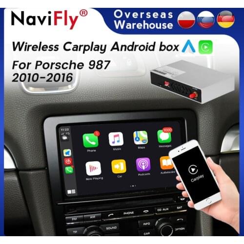 Android Sytem Wireless CarPlay Car Radio Multimedia GPS Android Auto For Porsche 987 2010 2011 - 2016 etc for carplay on Porsche