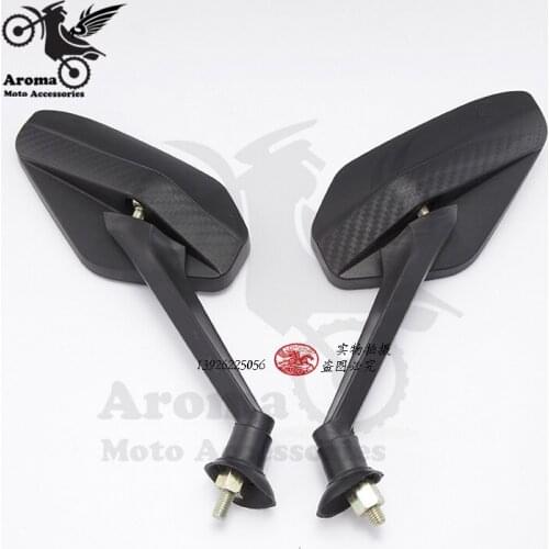 Free shipping 10mm 8mm screw motorcycle mirrors for yamaha motorbike rearview mirror suzuki side mirror kawasaki Backup mirror