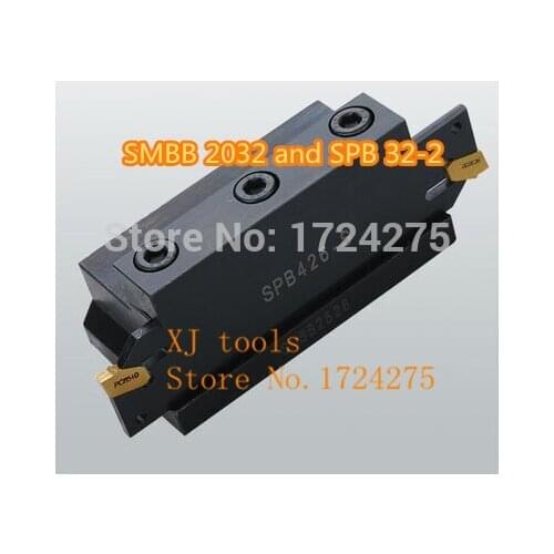 Free shipping SMBB2032+1PCS SPB32-2 1PCS CNC turret and CNC cutter rod SPB200 insert (not containing blade)