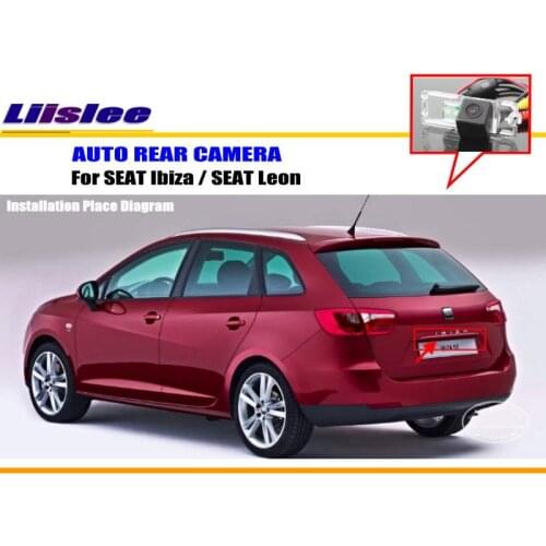 Liislee Car Reverse Reversing Camera For SEAT Ibiza / Leon / Exeo / Rear View Back Up Parking Camera / HD CCD RCA NTST PAL OEM