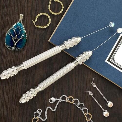 Hexagonal Double Ended Pin Vice Wire Tool Double-head Hand-twisted Drill Manual Tool Accessories