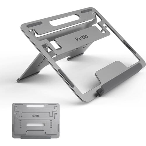 Parblo PR110 Adjustable Tablet Stand with Metal Appearance Suitable for Pen Display iPad and Laptop foldable stand