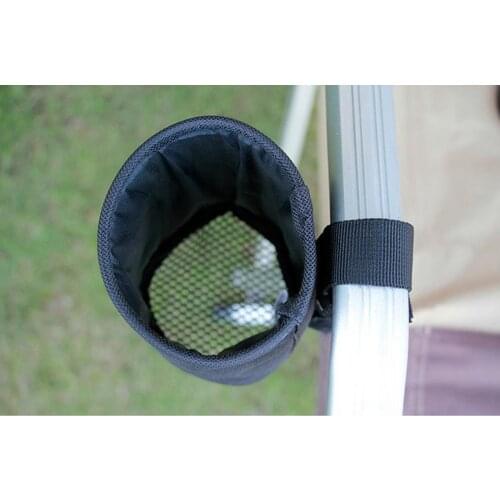 Moutain Bike Water Cup Holder Organizer Drink Water Bottle Mount Stand Chair Side Storage Bag For Outdoor Cycling Camping