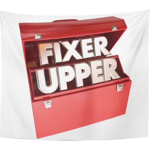 Advice Ability Fixer Upper House Repair Construction Project Able Build Builder Home Decor Tapestry Wall Hanging for Living Room