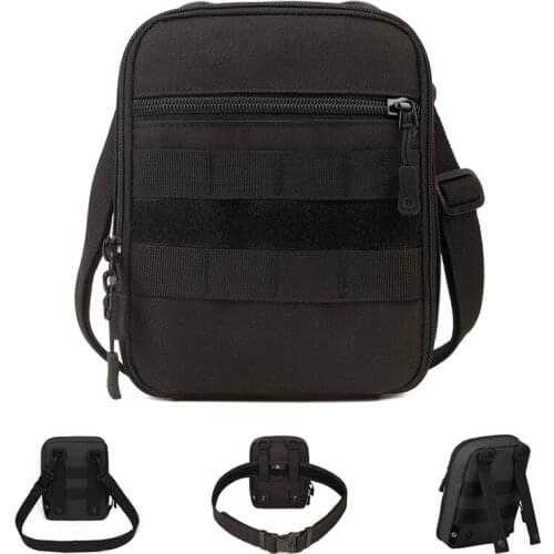 Mens Hiking Tactical Messenger Bag,Climbing Waist Belt Bag,Wear-resistant Mobile Phone Pocket,Outdoor Backpack EDC Tool Bag