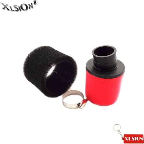 XLSION Aftermarket 35mm Bent Neck Foam Air Filter For 50cc 70cc 90cc 110cc Go Kart Moped Scooter Pit Dirt Bike
