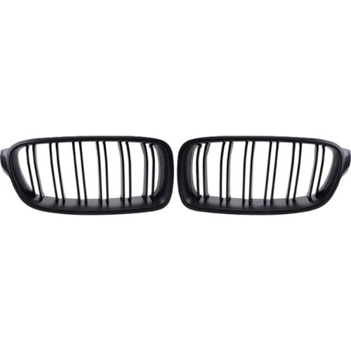 Front Bumper Kidney Grille Dual Slat Grilles for -BMW F30 F31 F35 3 Series 2012-2017 51137263481