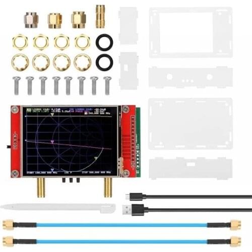 NanoVNA V2 3G 50KHz-3GHz Vector Network Analyzer Tester Antenna Analyzer Shortwave S-A-A-2 Nano Vna HF VHF UHF Cable Tracker cas