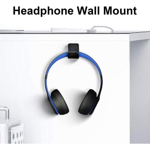 Headphone Hanger Holder Wall Mount Headset Holder Stand Desk Display Stand Bracket Hanging Earphone Wall Hook Rack Accessories