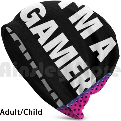 I'm A Gamer Beanies Knit Hat Hip Hop Gamer Gaming Gameplay Game Nfs Driving Simulation