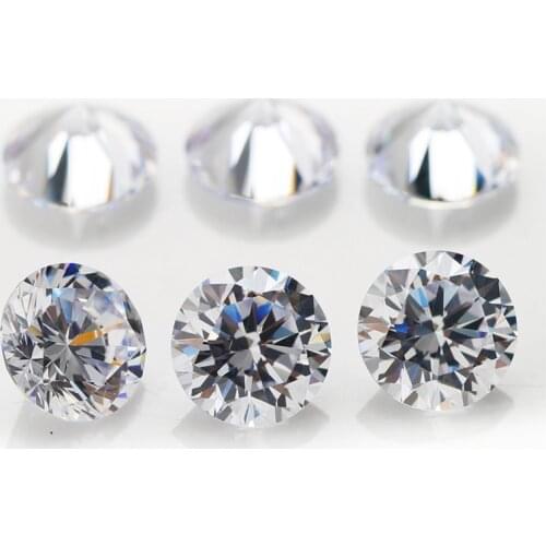 Wuzhou selling 3mm--7mm moissanite EF color better white moissanite diamonds for wonmen