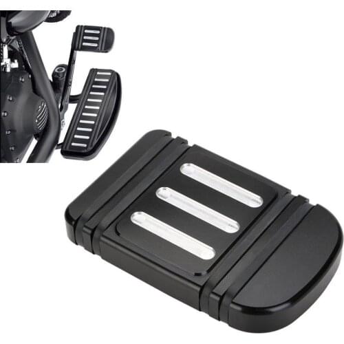 Motorcycle Parts CNC Brake Pedal Pad Cover For Harley Touring Electra Street Glide Road King Road Trike Dyna FLD Softail