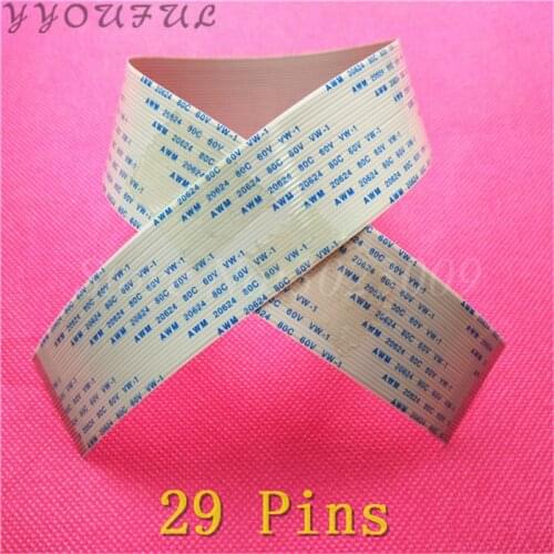 2pcs/lot solvent printhead F192040 flat date cable TX800 printhead cable for TX700 TX720 TX820 printer with DX10 head cable