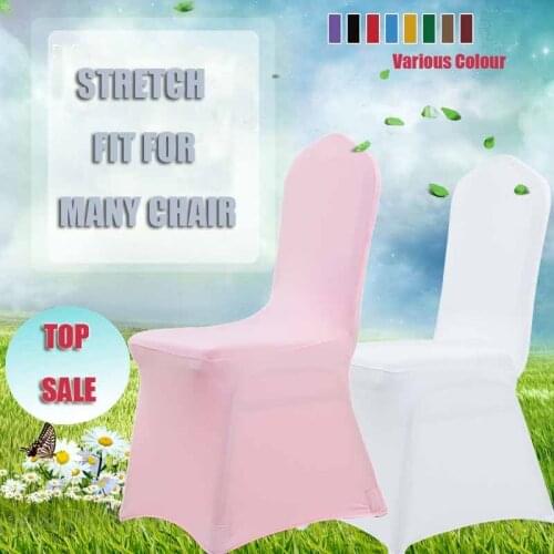 Dearest 8pcs universal spandex chair cover lycra chair cover/banquet chair cover with stretch