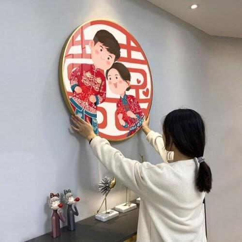 Full Diamond Diamond Painting Wedding Wedding Gift Wedding Room Living Room Decoration Diamond Art Painting