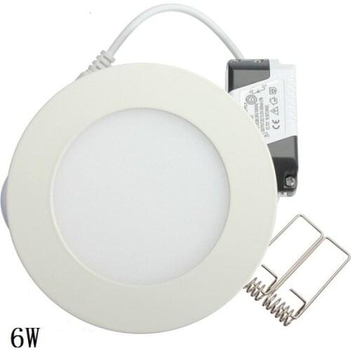 Free shipping AC110/220V LED Panel Light 6W-25W Round Ultra thin LED downlight + drive