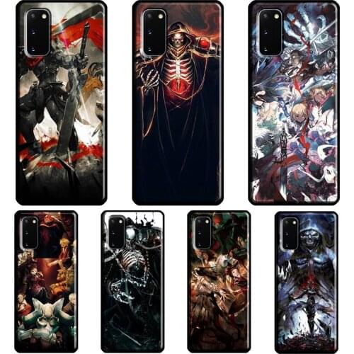 Overlord Anime poster Case For Samsung Galaxy S8 S9 S10 Plus S20 FE S21 Ultra Note 20 Note 10 Plus Soft Cover