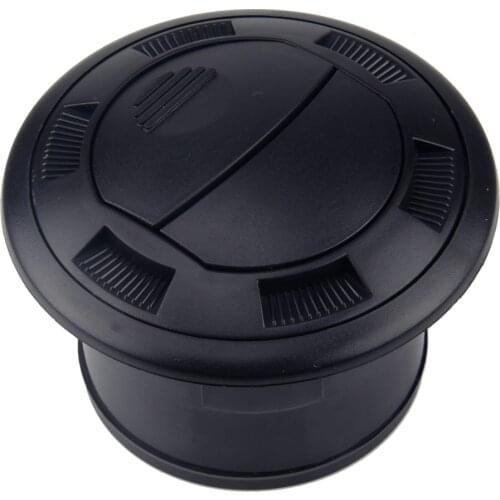Beler Black Closeable Rotatable 75mm Air Outlet Fit for Webasto Eberspacher Heater