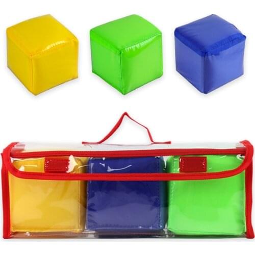 Kids DIY Education Playing Game Dice Toddlers Pocket Square Baby Toy for Early Kindergarten Enlightenment Teaching