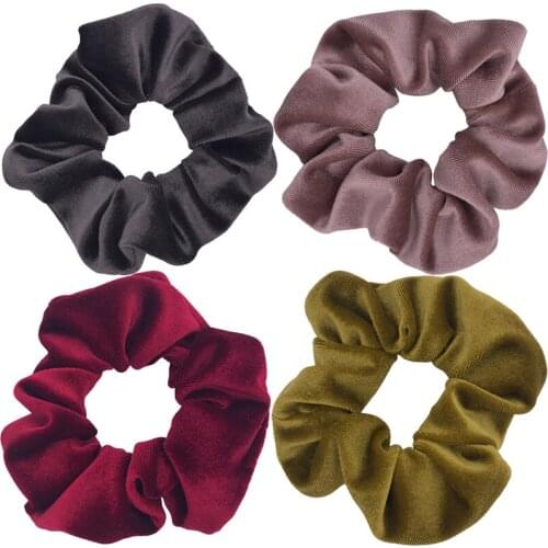Girls Womens Hair Scrunchie Ponytail Holder Bun Hair Ties Hair Bands Elastic Scrunchy Hair Accessories Headwear