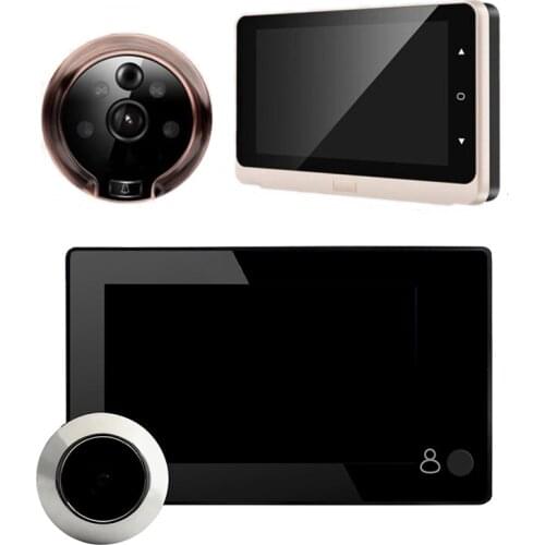 5 Inches 720P Doorbell Viewer Digital Door Peephole Viewer Camera & 4.3Inch HD Door Peephole 145 Degree Wide Angle