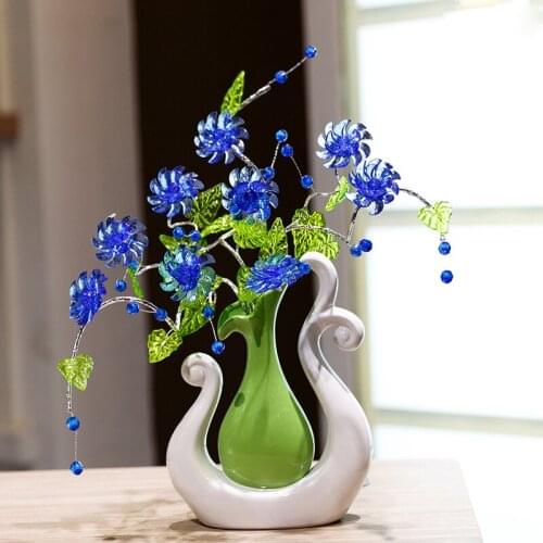European ceramic vases moden contracted TV ark sitting room creative vase home wedding gifts decoration Arts and crafts