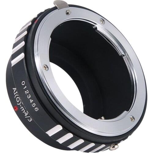 Haoge Lens Adapter for Nikon Nikkor G/F/AI/AIS/D Lens to Olympus and Panasonic Micro Four Thirds MFT M4/3 M43 Camera