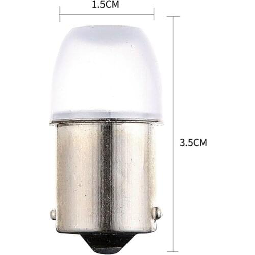 1pcs Auto Turn signal ligh P21W S25 1156 BA15S For Car LED White Lamp Parking Small Reverse Lights Bulb DC12v