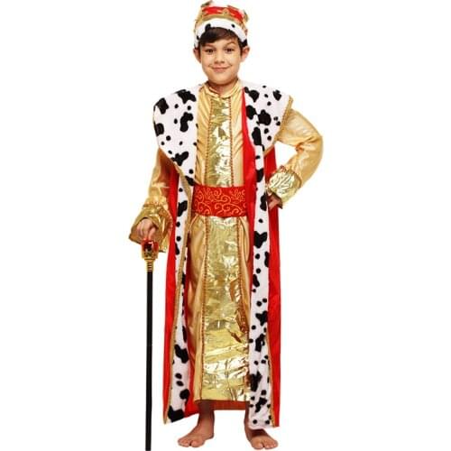 Small Boy Royal King Costume Princes Children Clothing,Costume Party Princes Charming Clothes Greece Aristocratic prince Chief