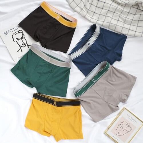 3 Pieces Mens Boxer Shorts Breathable Men Underwear Boxer Modal Cotton Soft Mens Panties Summer Solid Color Underpants NEW