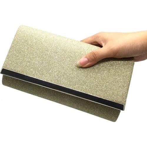 New Arrival Women Evening Bag 4 Solid Colors Ladies Party Handbag Fashion Bridal Wedding Purse With Detachable Chain Bolsa Mujer