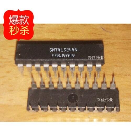 10PCS New original authentic 74LS244 SN74LS244N DIP20 logic chips