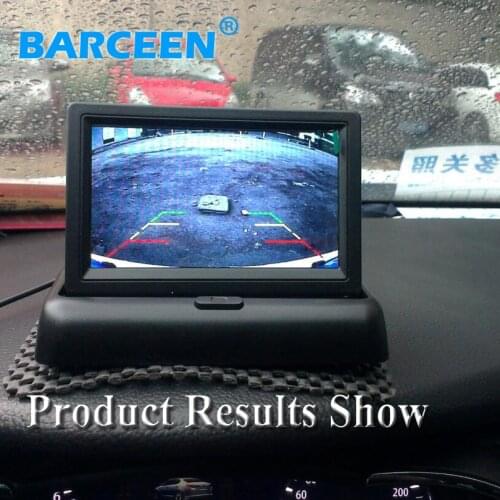 Placement In-Dash car rear reversing display LCD Display 4.3" hd car screen monitor for all types car high quality low price