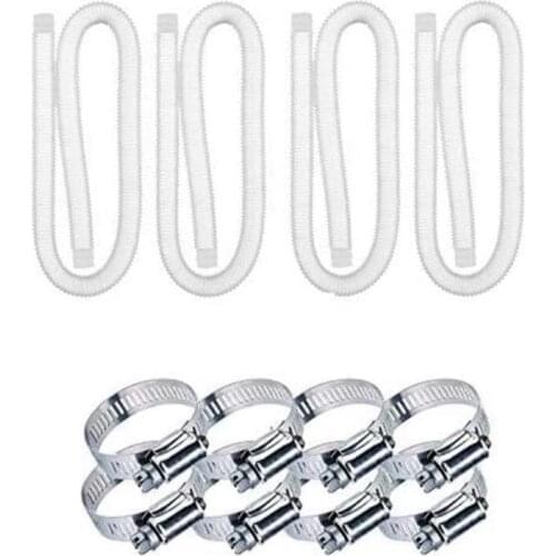 Swimming Pool Replacement Hose Metal Clamp,for Ground Swimming Pool,Replacement Hose for Intex 330 GPH,530 GPH,1000 GPH
