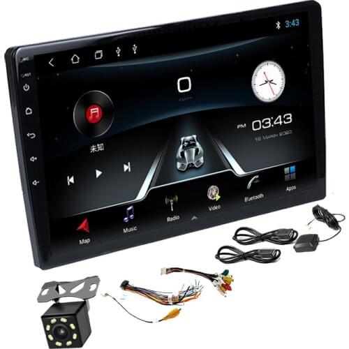 Universal 9" Android DVD Player Radio Stereo Double Din Head Unit IPS Screen With Camera GPS Navigation Multimedia Car Radio