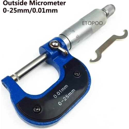 Outside Micrometer 0-25mm/0.01mm Gauge Vernier Caliper Measuring Tools good quality with cheapest price