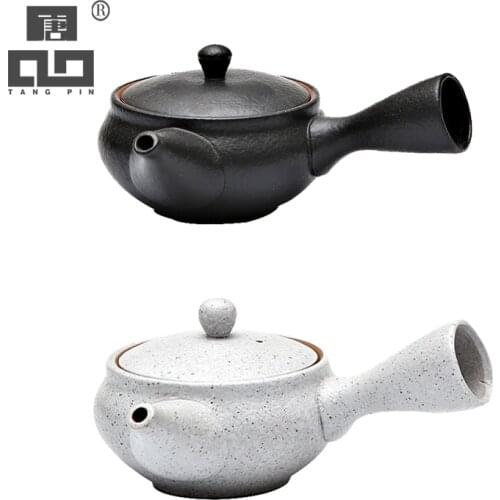 TANGPIN japanese ceramic kyusu teapots kettle tea pot kung fu tea pot drinkware