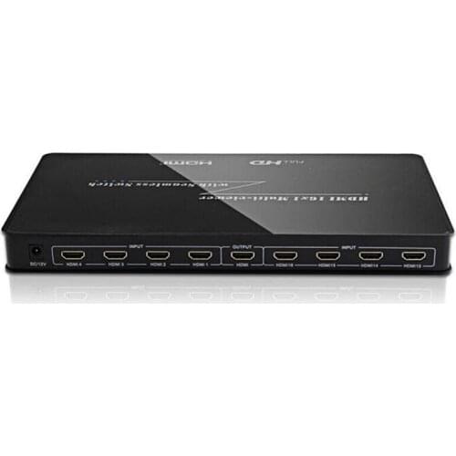 16X1 HDMI Multi-viewer Real Time Multiviewer 16 in 1 out with HDMI seamless Switcher function Support 1080P
