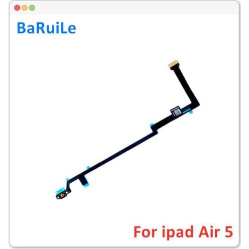 BaRuiLe 5pcs Home Button Flex Cable for ipad 5 Power On Off Flex Cable Replacement Parts For ipad Air