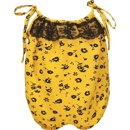 Baby Mika Baby Girl Patterned Strappy Shorts Jumpsuit 0-3 Ages Baby Girl Knitted Set Zero Sleeve Rompers