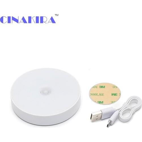 LED Closet Light, 6-LED Newest Version Rechargeable Motion Sensor Closet Light Under Cabinet Wireless Stick-Anywhere Night Light