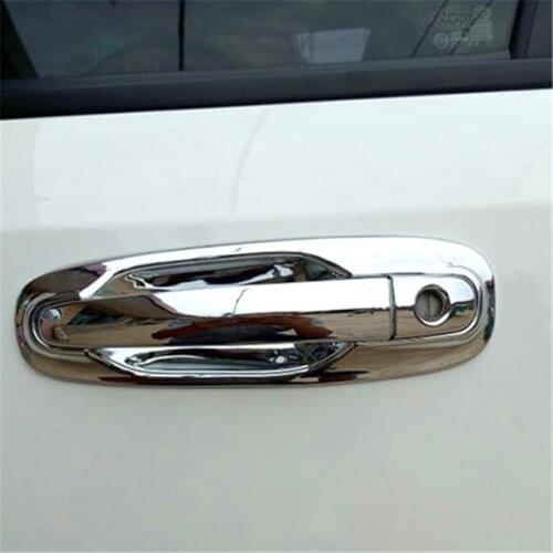 Chrome Exterior Door Handles Covers For Chevrolet Lacetti Optra Daewoo Nubira Suzuki Forenza Holden Viva Stickers Car Styling