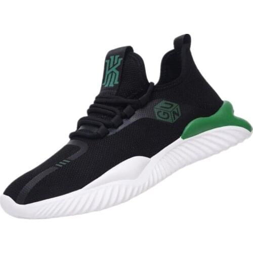 Sport Fashion Sneakers Shoes for Men Lightweight Breathable Running Walking Male Footwear Soft Sole Lace-up Scarpe Uomo