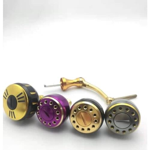 LinMoFishing All-Metal American folding new fishing wheel spinning wheel big rocker arm alloy handle refit accessories
