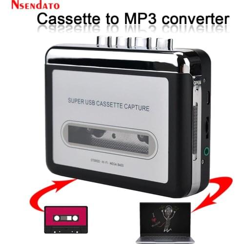 EZCAP 220 Cassette Capture Radio Player Cassette Tape to MP3 Converter Capture Audio Music Player Tape Cassette Recorder Via USB